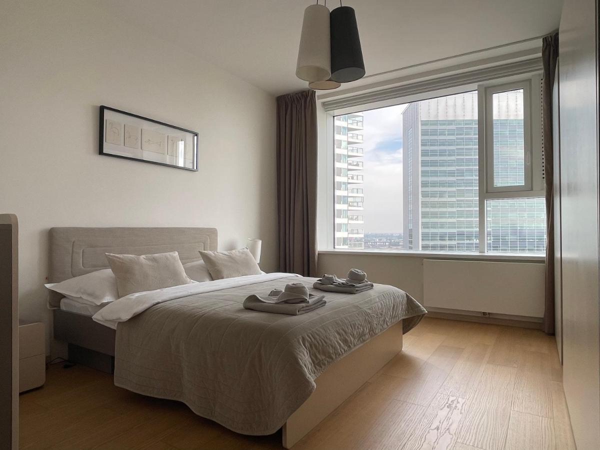 Sag Panorama Apartment 3 Rooms 19Th Floor Great View Free Parking Bratislava Eksteriør bilde